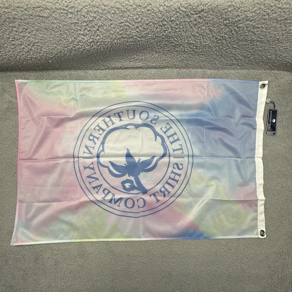 NWT Simply Southern The Southern Short Company 3'x2' Tie Dye Logo Flag 9A055-616